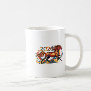 Celebrate 2026 Year Of The Horse Lunar New Year Te Coffee Mug