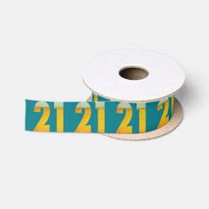 Celebrate 21st Birthday Satin Ribbon