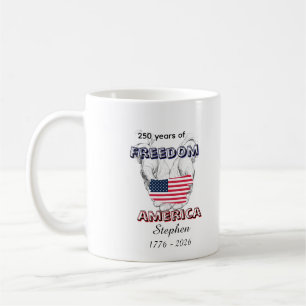 Celebrate 250 Years of America USA Anniversary Coffee Mug