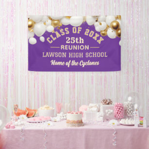 Celebrate! 25th Class Reunion Party banner