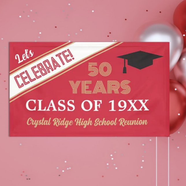 CELEBRATE! 50 year class reunion Banner (Creator Uploaded)