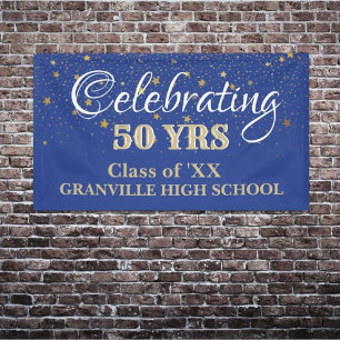 Celebrate 50 Years! CUSTOM Class Reunion banner