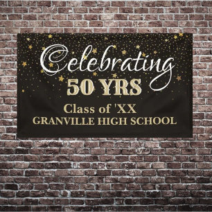 Celebrate 50 Years! CUSTOM Class Reunion banner