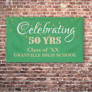 Celebrate 50 Years! CUSTOM Class Reunion banner