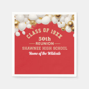 Celebrate! 50th Class Reunion Party Napkin