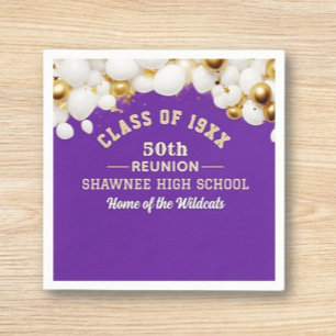 Celebrate! 50th Class Reunion Party Napkin
