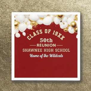 Celebrate! 50th Class Reunion Party Napkin