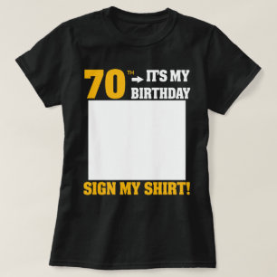 Celebrate 70 Years with Laughter and Style T-Shirt