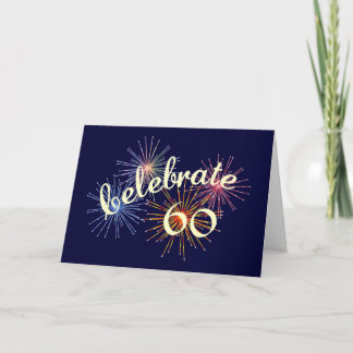 Celebrate a 60th Birthday Card