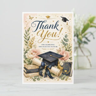Celebrate a memorable graduation while expressing thank you card