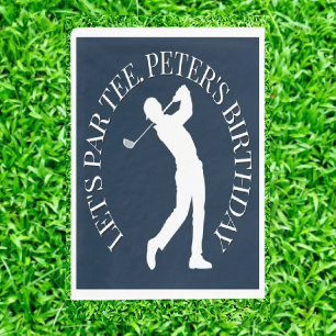 Celebrate a Milestone Birthday Golf Napkin