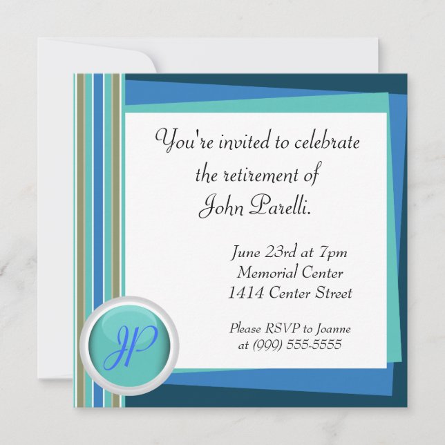 Celebrate a Retirement Invitation (Front)