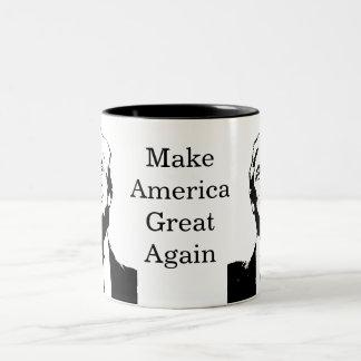 Celebrate America 250 and President Trump #11 Two-Tone Coffee Mug