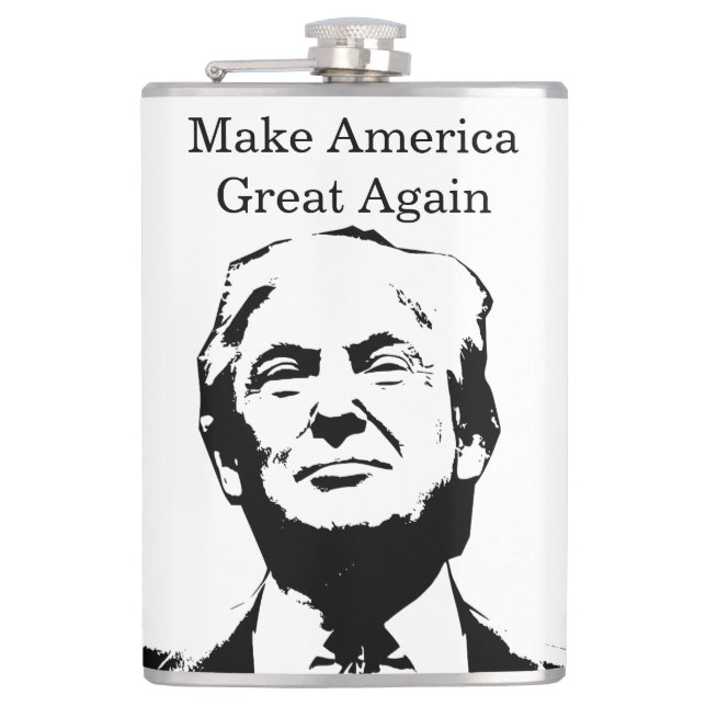 Celebrate America 250 and President Trump #13 Hip Flask (Front)