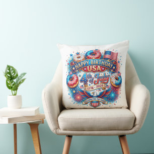 Celebrate America’s 250th birthday with doughnut Cushion