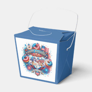 Celebrate America’s 250th birthday with doughnut Favour Box