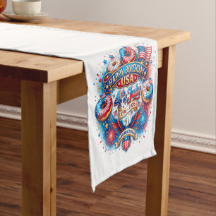Celebrate America’s 250th birthday with doughnut Short Table Runner