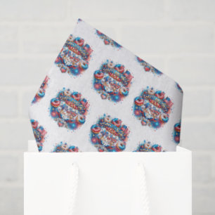 Celebrate America’s 250th birthday with doughnut Tissue Paper