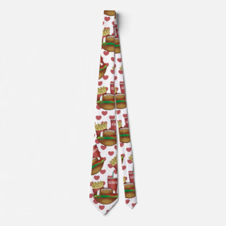 Celebrate American Football Hearts Tie