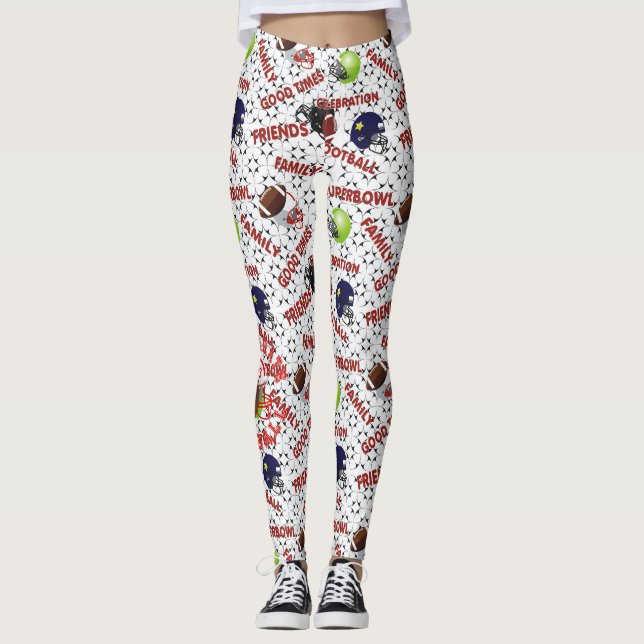 Celebrate American Football Time  Leggings (Front)