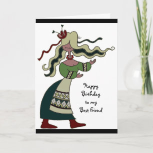 Celebrate and Dance Ukrainian Folk Art Card