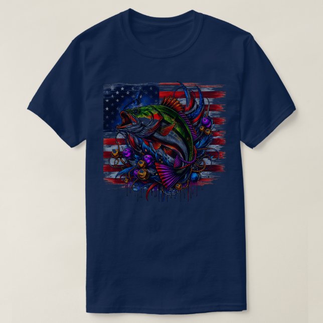 Celebrate and show your love of fishing with this  T-Shirt (Design Front)