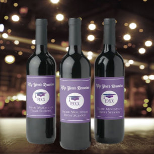 Celebrate! Any year Class Reunion wine label