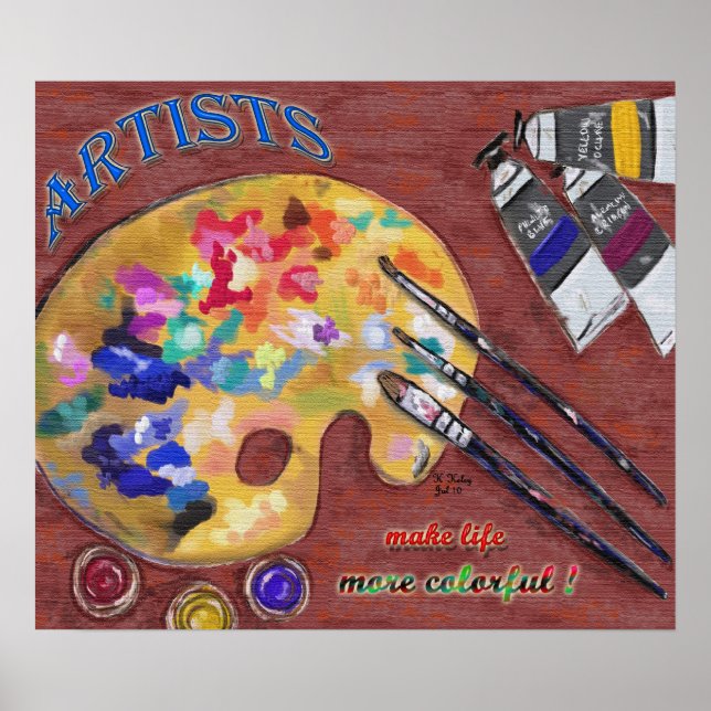 Celebrate Artists print (Front)