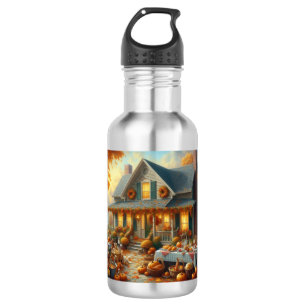 Celebrate Autumn's Bounty with Cosy Charm 532 Ml Water Bottle