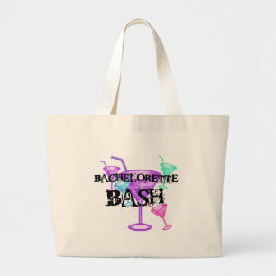 Celebrate Bachelorette Bash Large Tote Bag