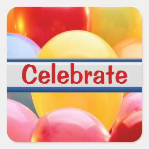 Celebrate Balloon Stickers