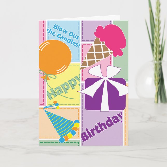 Celebrate! - Birthday Card (Front)