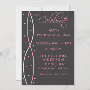 Celebrate Birthday Party Invitation