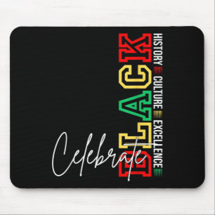 Celebrate Black History Juneteenth African America Mouse Mat