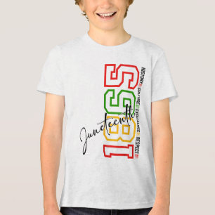 Celebrate Black History Juneteenth African America Tri-Blend Shirt