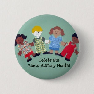 Celebrate Black History Month! #1 6 Cm Round Badge