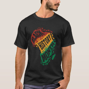 Celebrate Black History Month African Map Pride Me T-Shirt