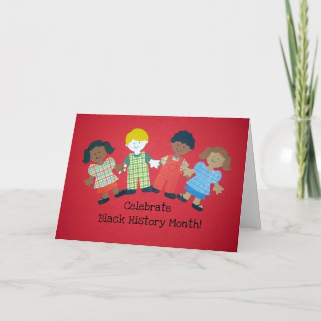 Celebrate Black History Month Card (Front)