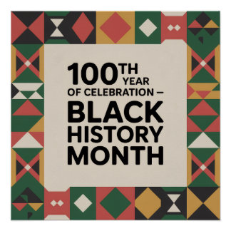 Celebrate Black History Month Event Poster