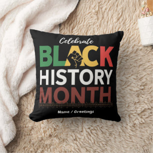 Celebrate Black History Month Honouring African Cushion