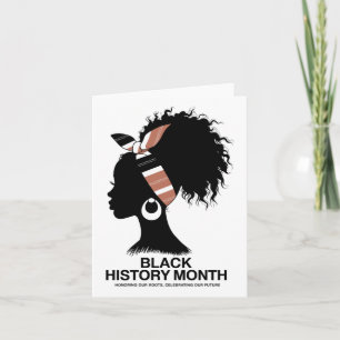 Celebrate Black History Month Honouring Our Roots Card