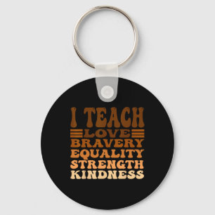 Celebrate Black History Month I Teach Black Histor Key Ring
