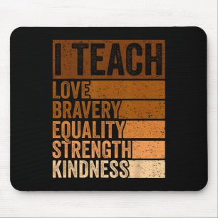 Celebrate Black History Month I Teach Black Histor Mouse Mat