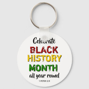 Celebrate Black History Month Key Ring