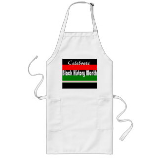 Celebrate Black History Month Long Apron