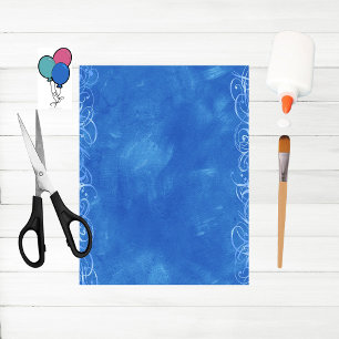 Celebrate Blue Scrapbook Paper