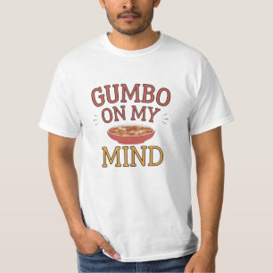 Celebrate Cajun Cuisine with Gumbo Designs T-Shirt