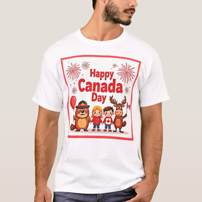Celebrate Canada Joy T-Shirt (Front)