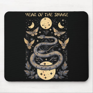 Celebrate Chinese New Year Of The Snake 2025 Moon Mouse Mat