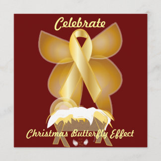 Celebrate Christmas Butterfly Effect-Customise Invitation
